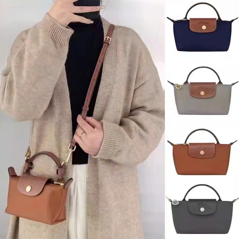 Túi Xách Nữ Mini Longchamp Le Pliage Mini Clutch Bag Size Mini 17x6x11cm - Nhỏ Gọn Siêu Xinh