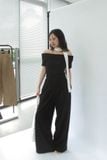Áo kiểu hở vai - Đen - T1114