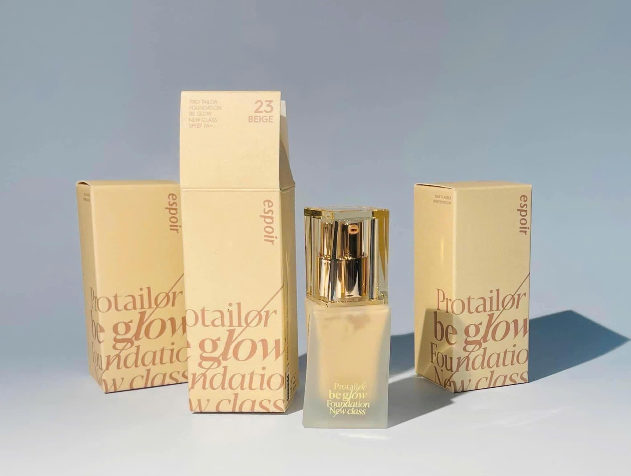 Kem Nền Căng Bóng Da Espoir Pro Tailor Foundation Be Glow New Glass SPF27 PA++ 30g