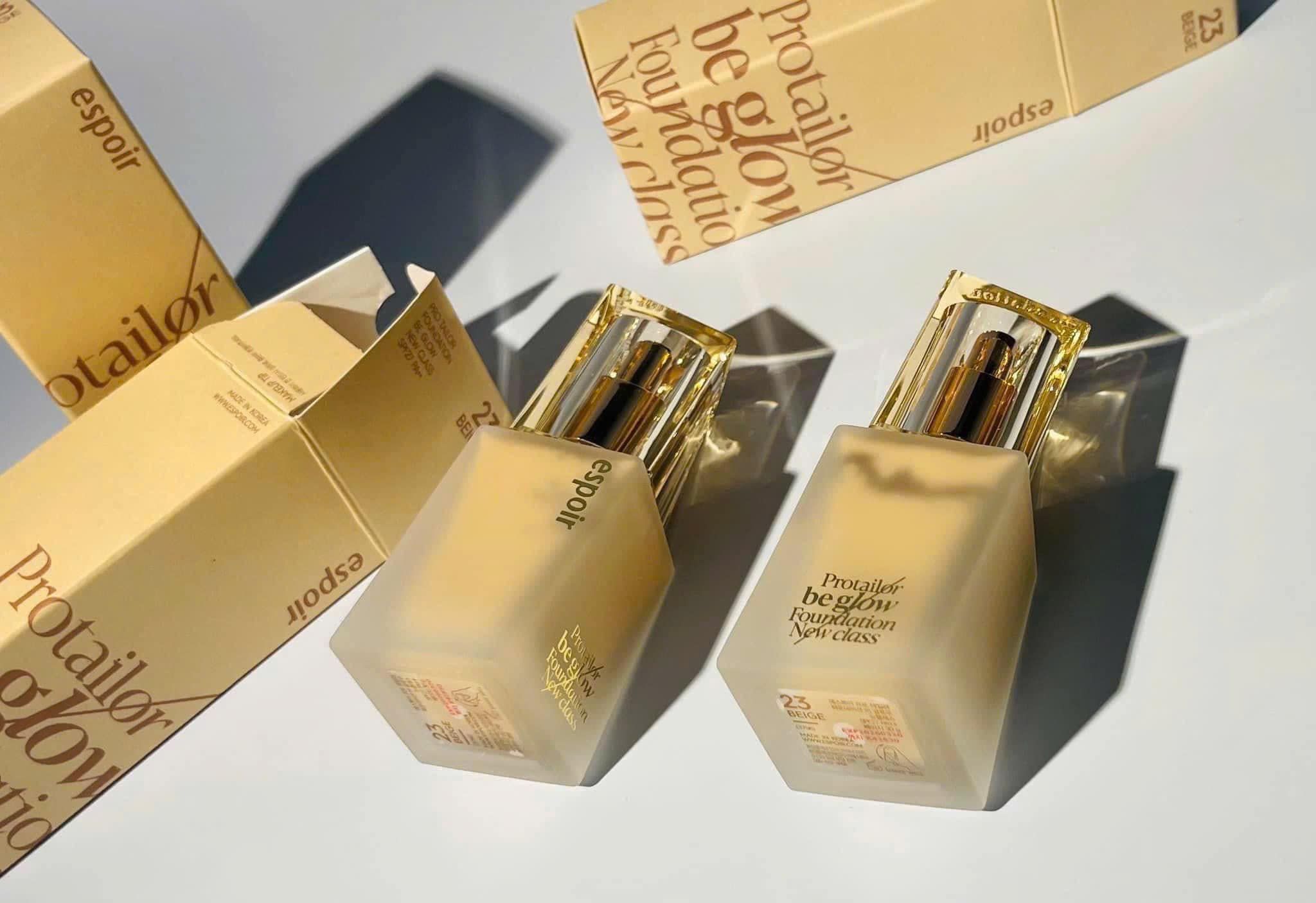 Kem Nền Căng Bóng Da Espoir Pro Tailor Foundation Be Glow New Glass SPF27 PA++ 30g