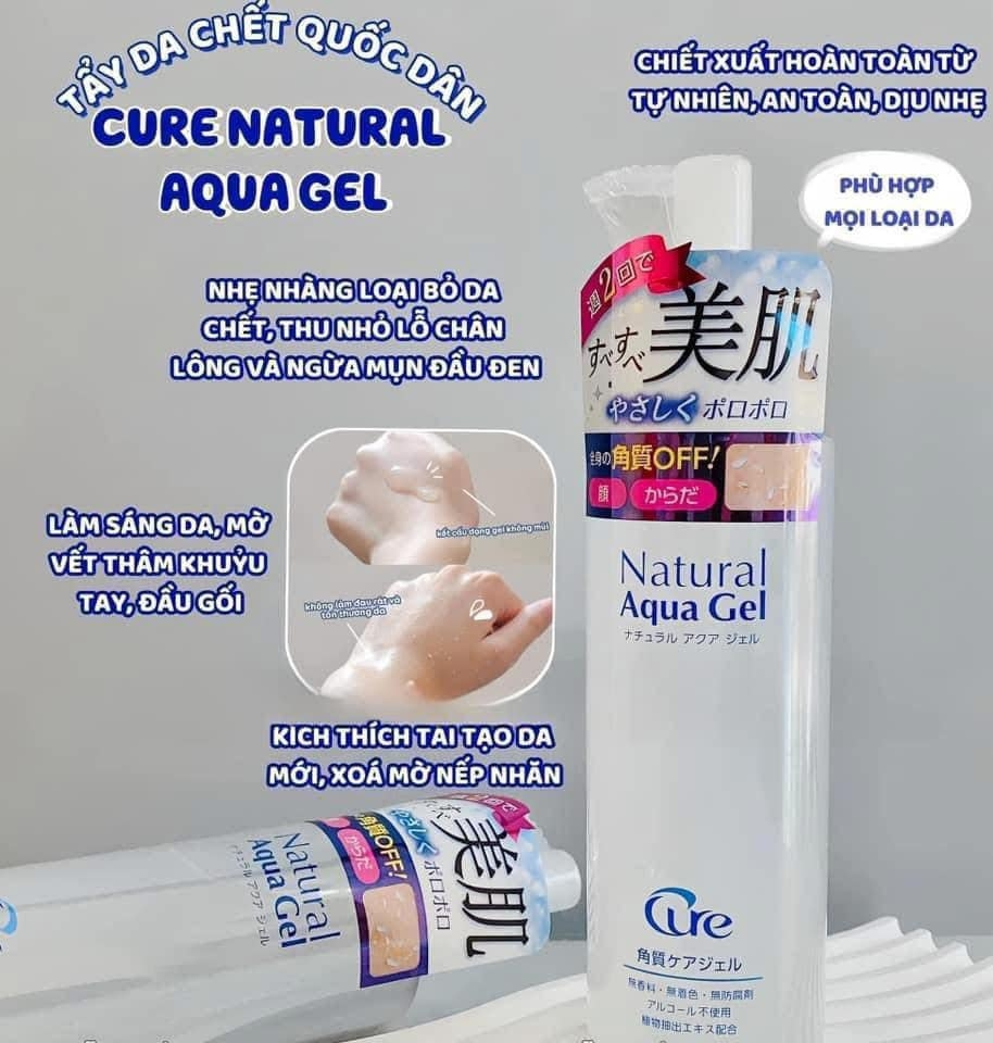 Gel Tẩy Da Chết Cure Natural Aqua Gel