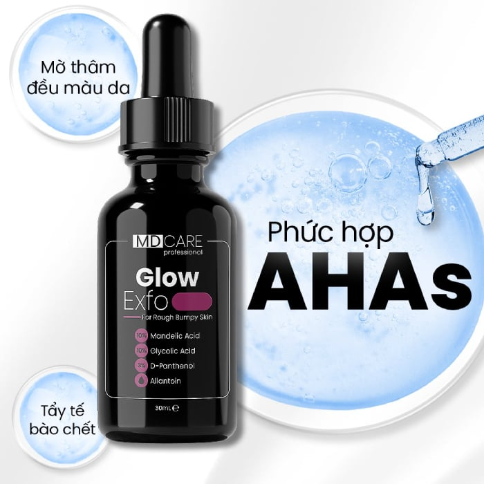 Tẩy Da Chết MD CARE Làm Sáng, Mờ Thâm, Đều Màu Da MD CARE Glow Exfo