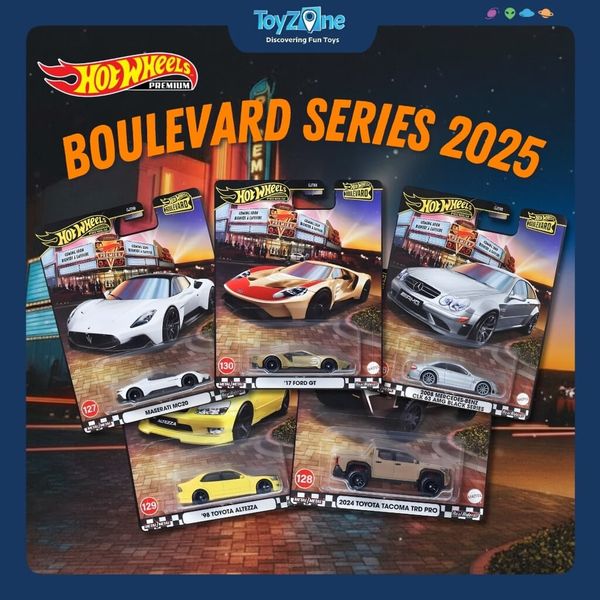 Mô hình xe Hot Wheels Premium Boulevard Series 2025 chính hãng – Toyzone