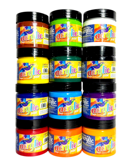 Chai màu vẽ Acrylic 100ml-Colormate