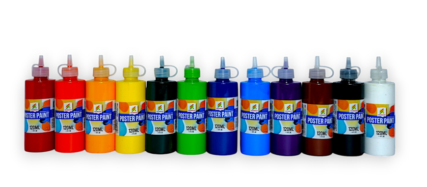 Chai màu vẽ Poster Paint 120ml-Colormate