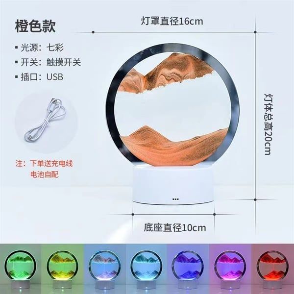Bộ Đồng Hồ Cát Đế Led