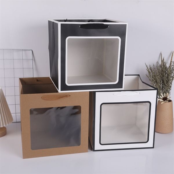 Túi Giấy 1 mặt kính 15x15