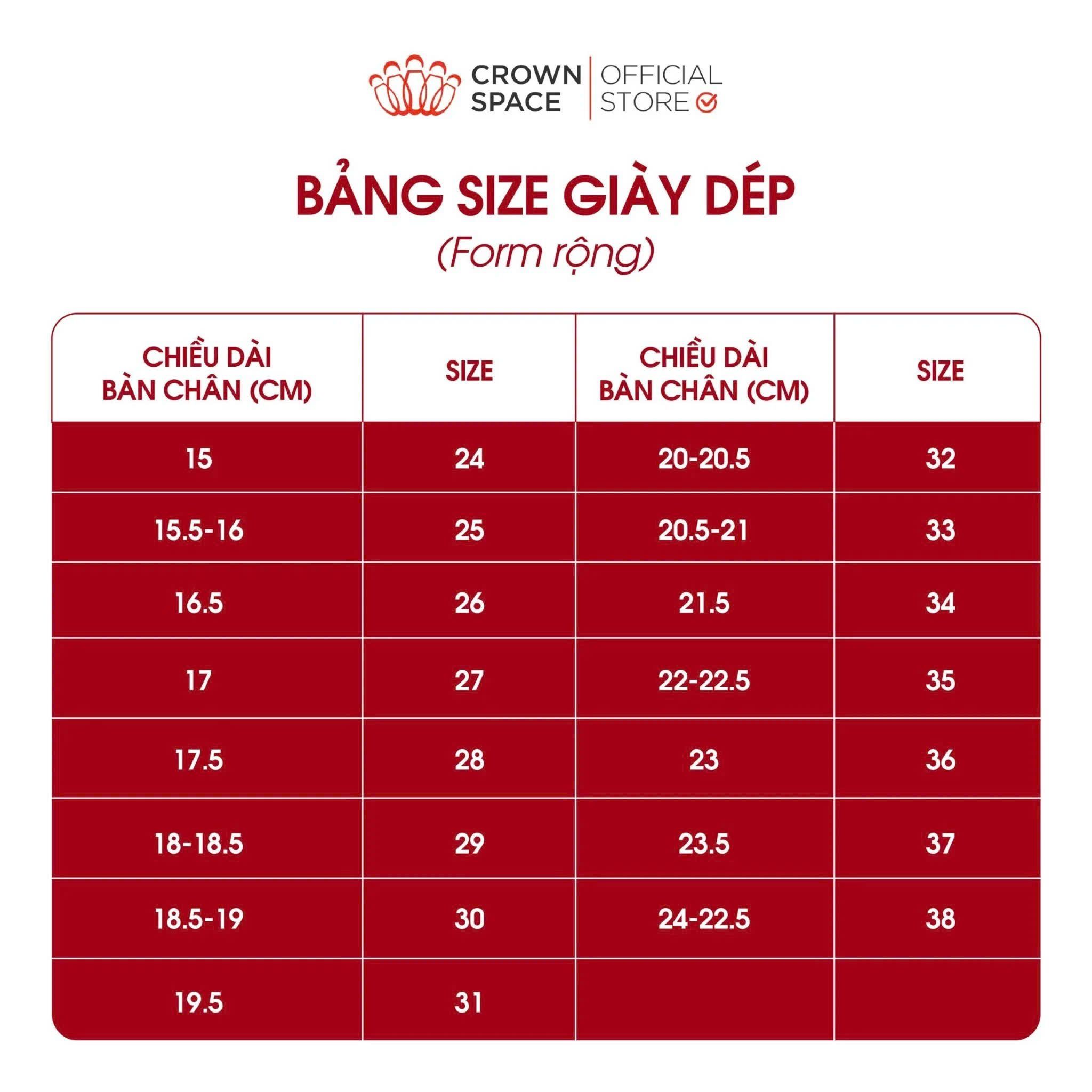 Giày Đi Học School Shoes Bé Gái Công Chúa Cao Cấp, Êm Nhẹ, Thời Trang | Crown Space CRUK3086