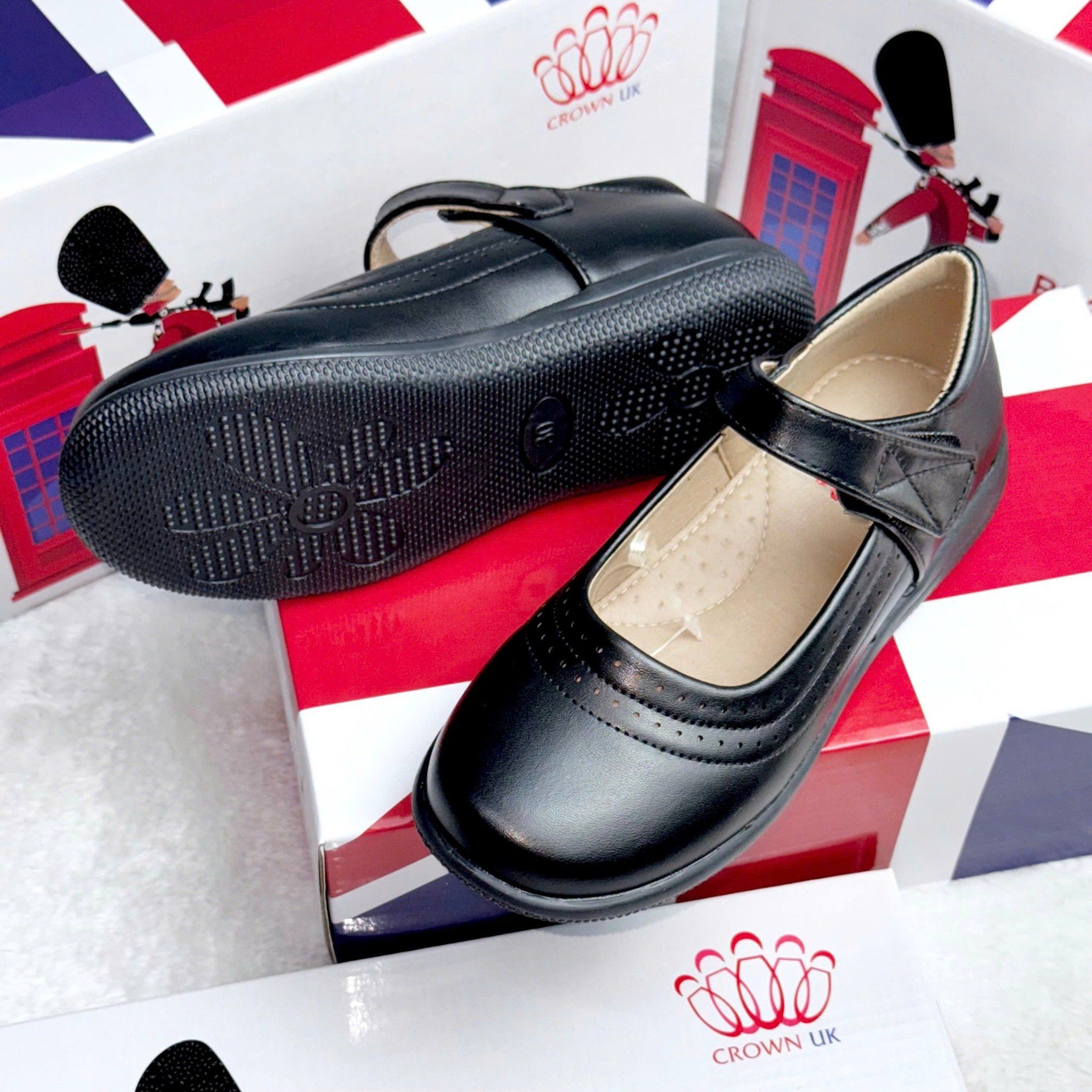 Giày Đi Học School Shoes Bé Gái Công Chúa Cao Cấp, Êm Nhẹ, Thời Trang | Crown Space CRUK3086