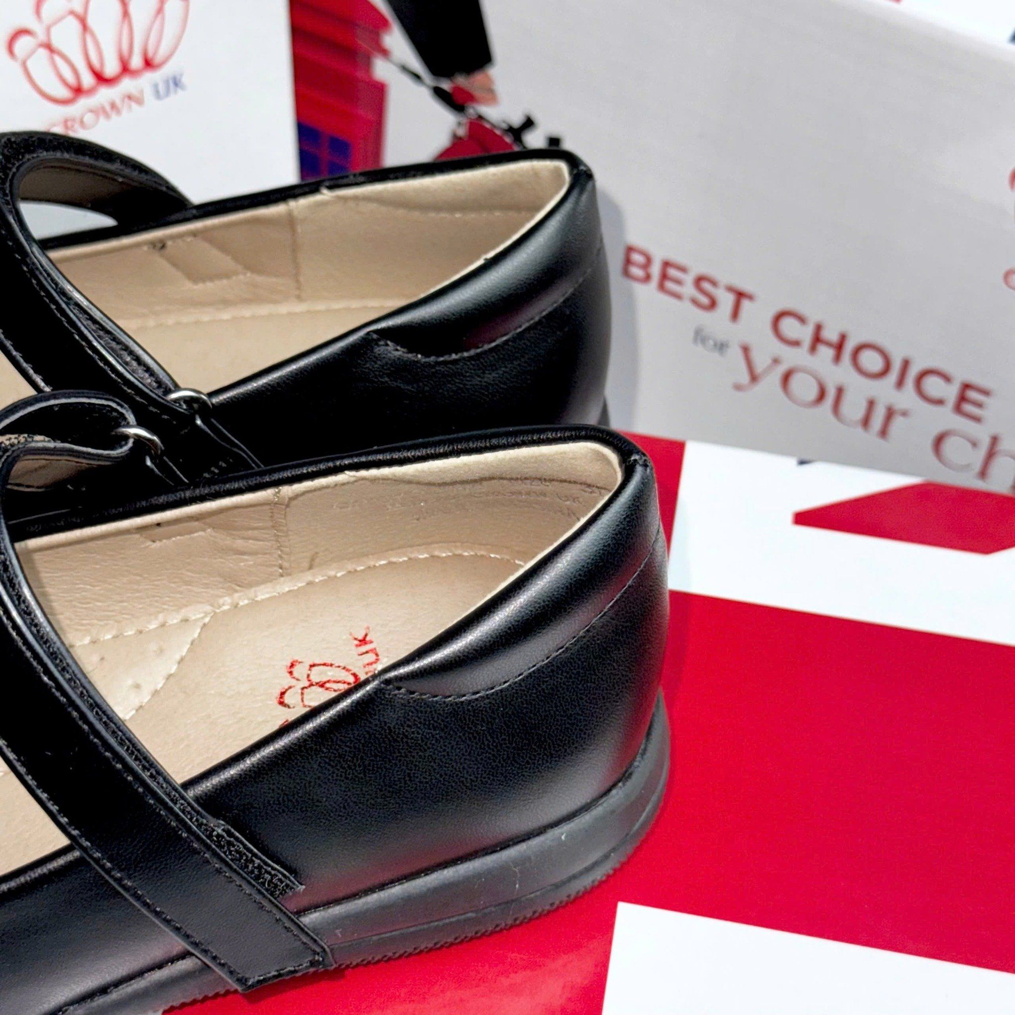 Giày Đi Học School Shoes Bé Gái Công Chúa Cao Cấp, Êm Nhẹ, Thời Trang | Crown Space CRUK3088