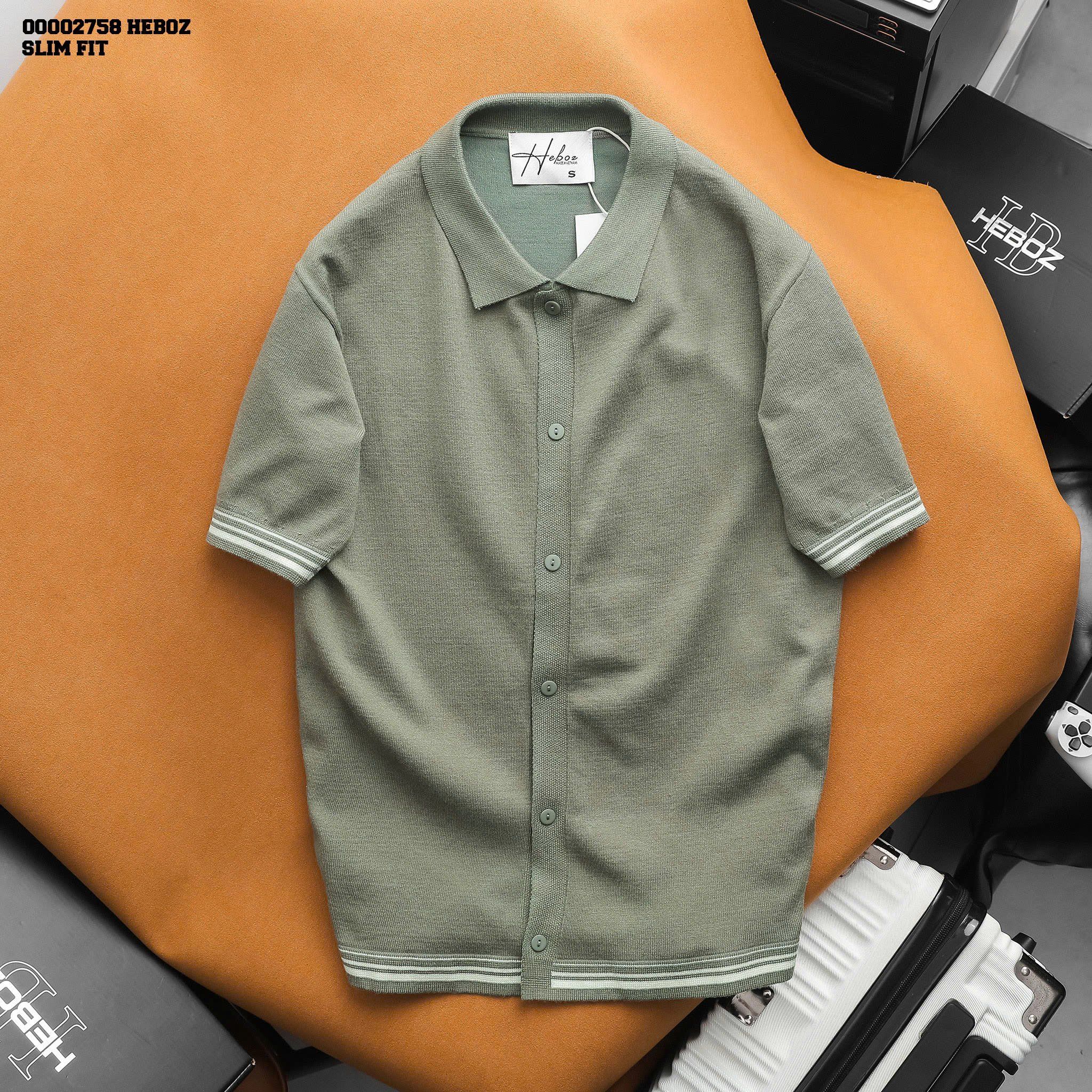 Áo polo nam Heboz Knit Essential 3M - 00002758