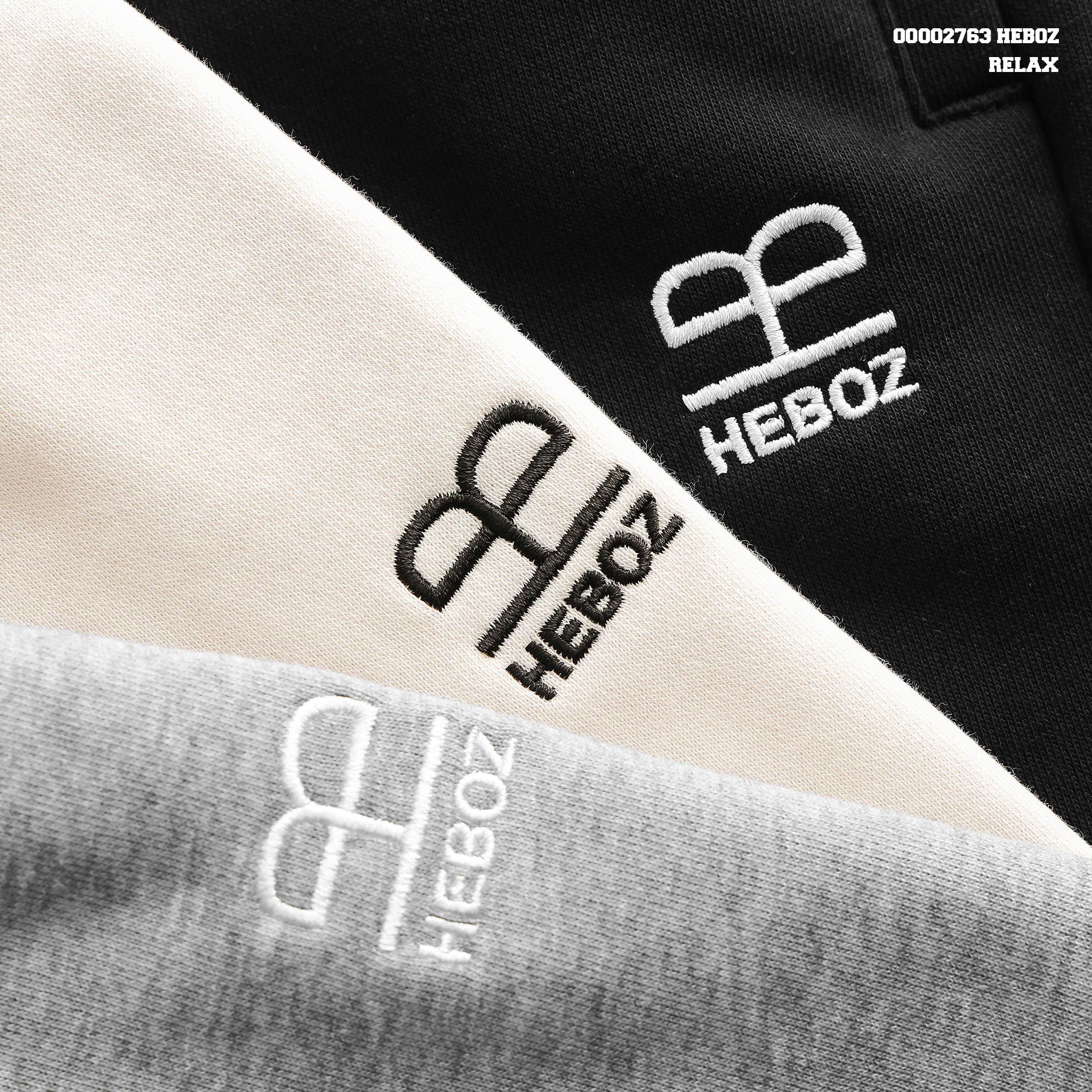 Quần short nam Heboz nỉ basic 3M - 00002763