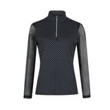 Áo tay dài 1/4 zip Arnaldo bassini golf xuất Hàn dành cho Nữ. Form slim cực chuẩn. Mềm mại và thông thoáng.