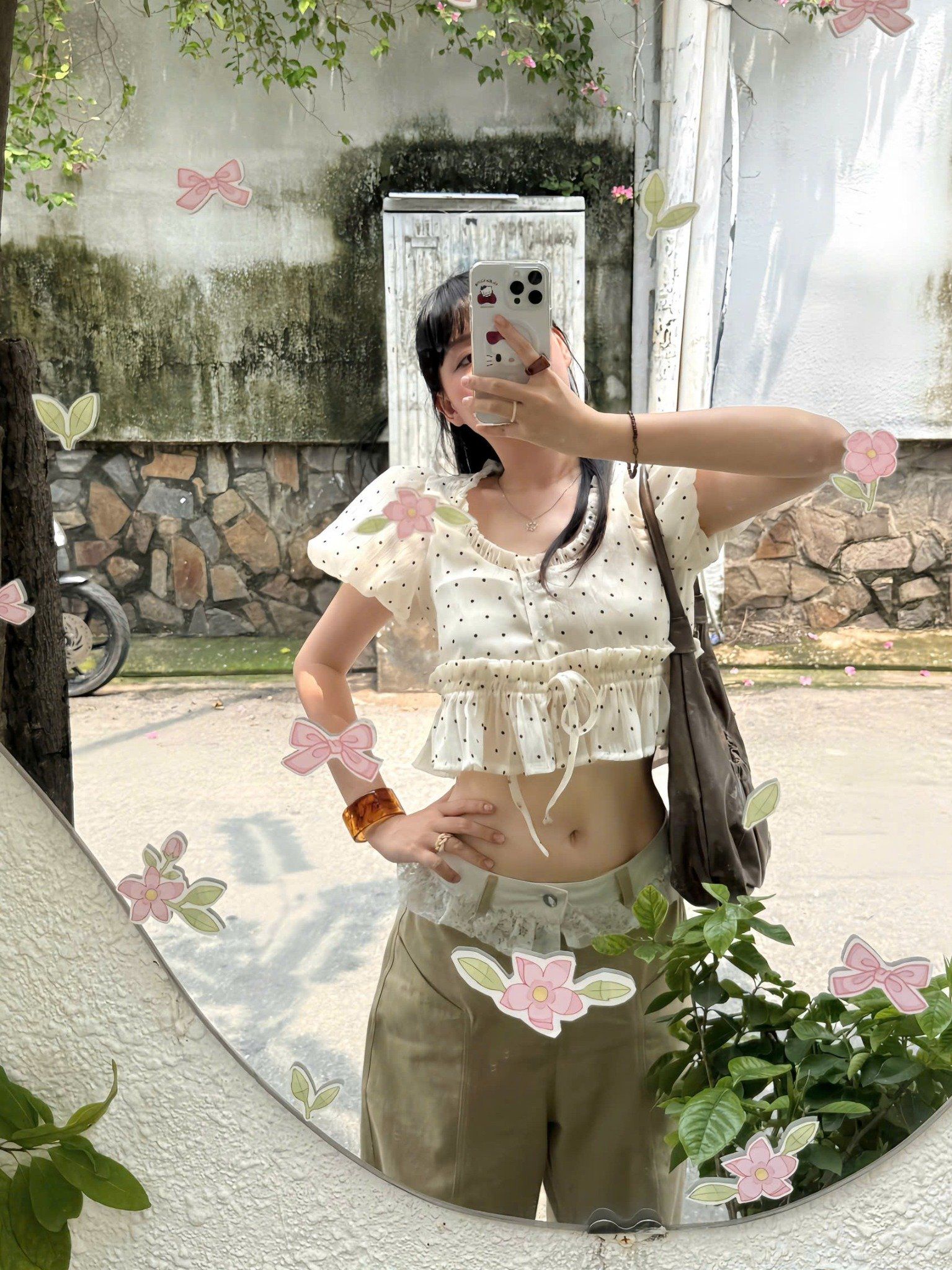 Áo babydoll 2 tầng layer bèo bo chun eo HYOMIN