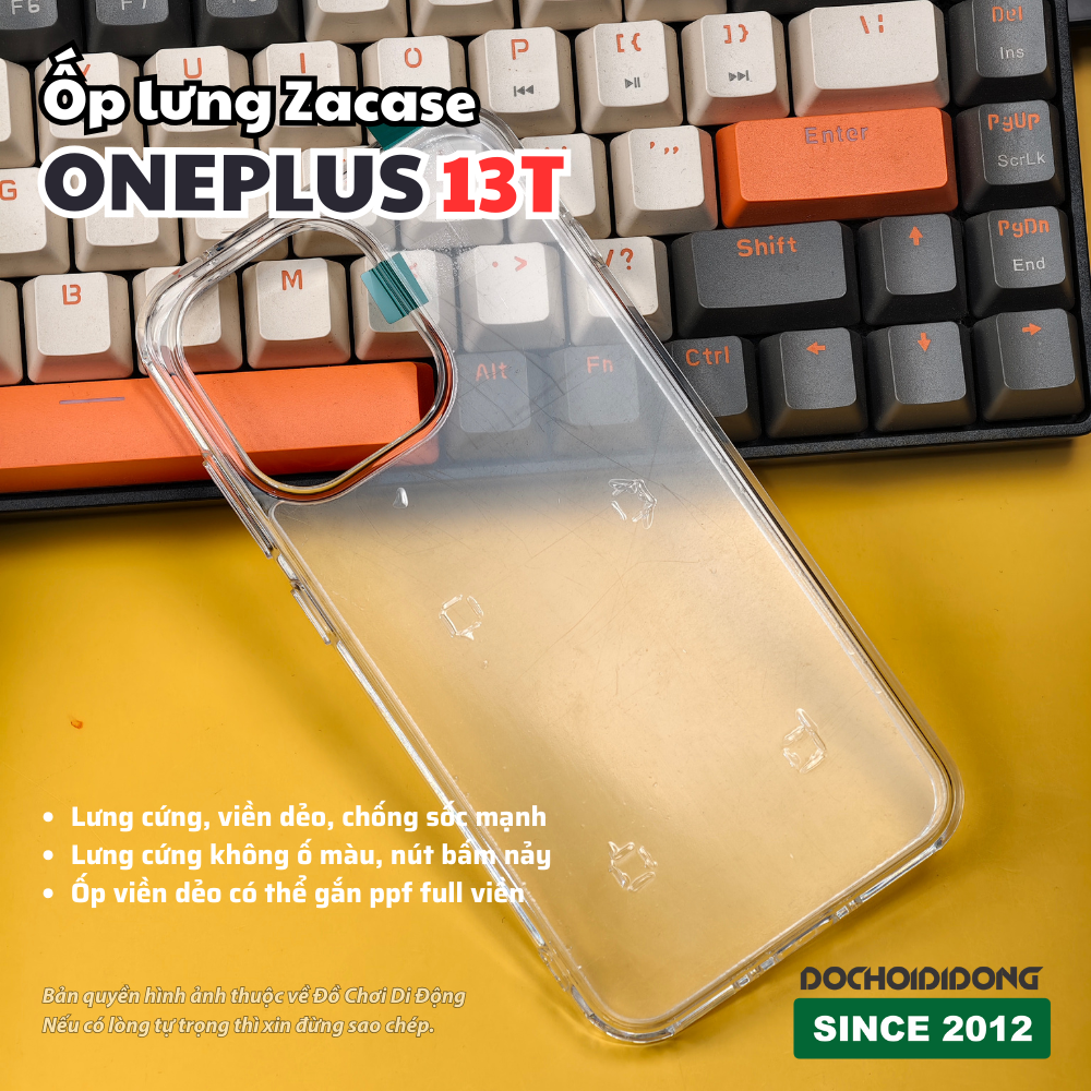Ốp lưng Zacase OnePlus 13T Elegance chống sốc
