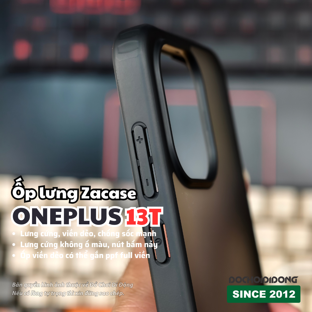 Ốp lưng Zacase OnePlus 13T Elegance chống sốc