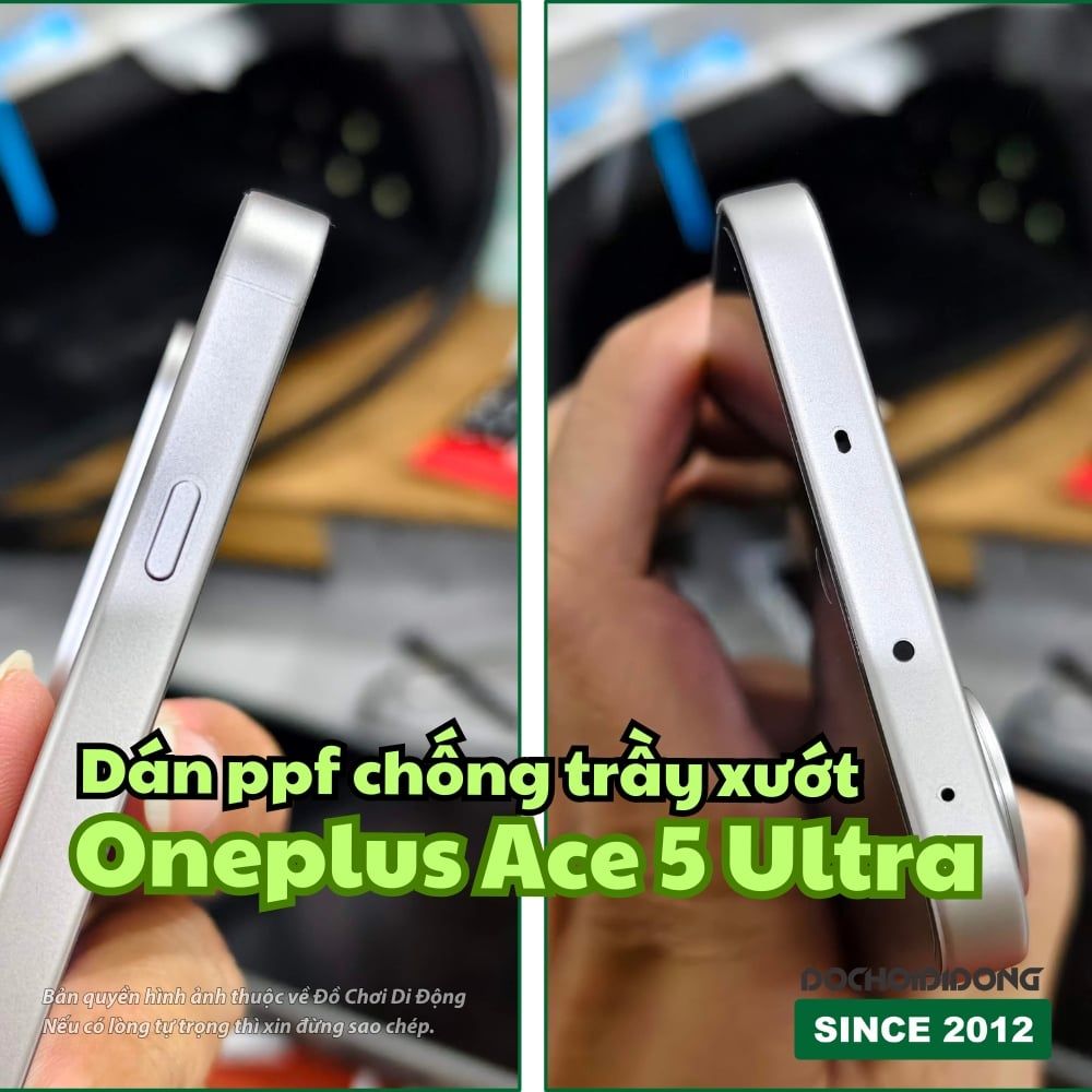 Dán PPF Chống Trầy Xước OnePlus Ace 5 Ultra