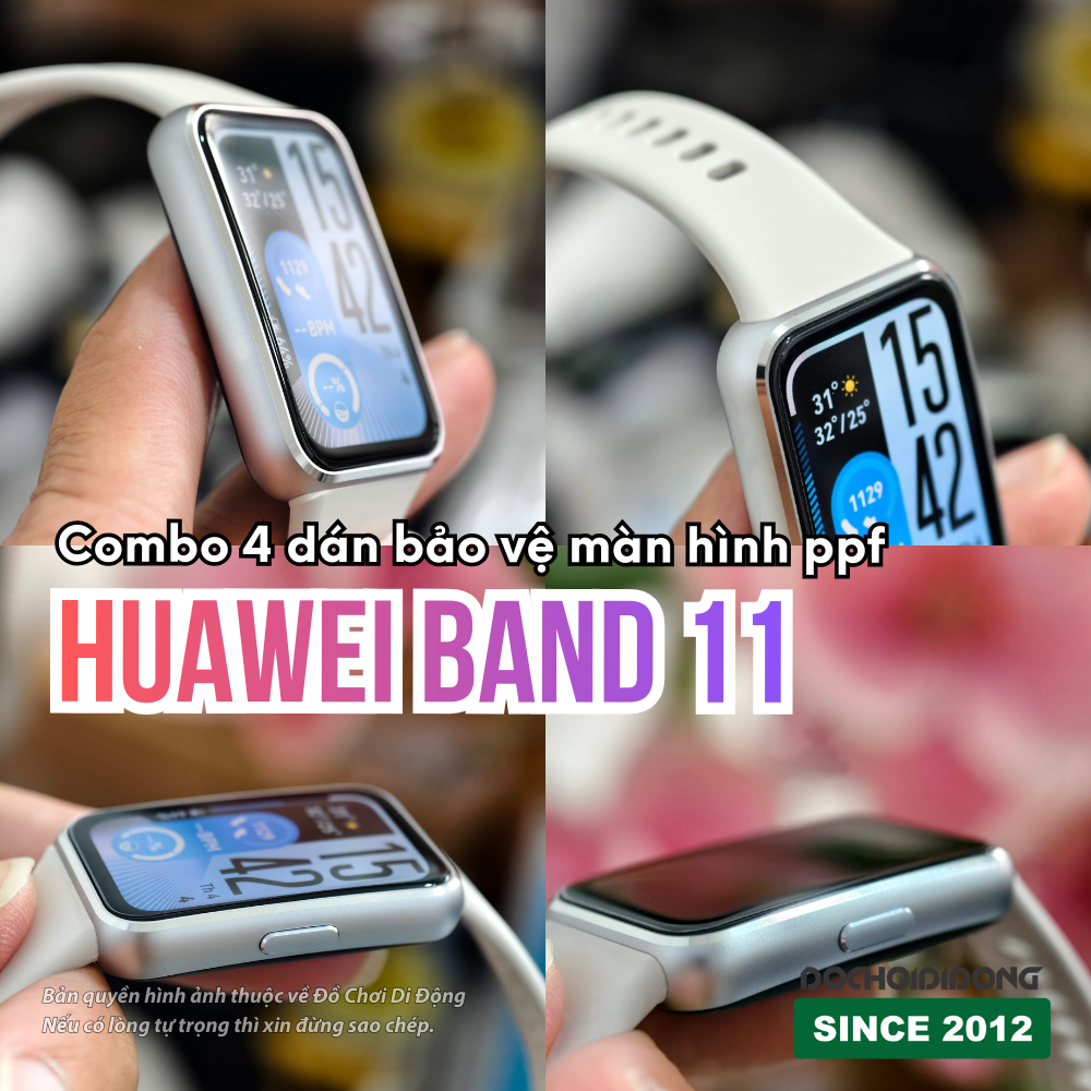 Miếng dán màn hình ppf Huawei band 11 - có cho Band 6 7 8 9 10