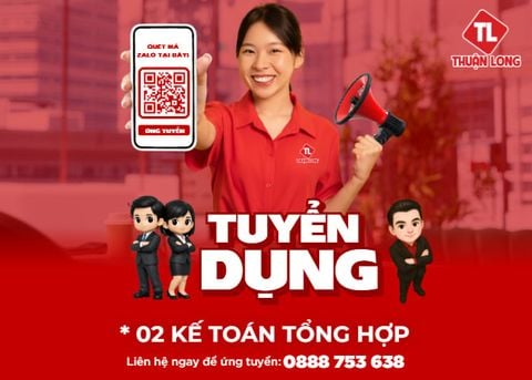 Tuyển 02 Kế Toán Tổng Hợp