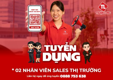 Tuyển 02 Nhân Viên Sales Thị Trường