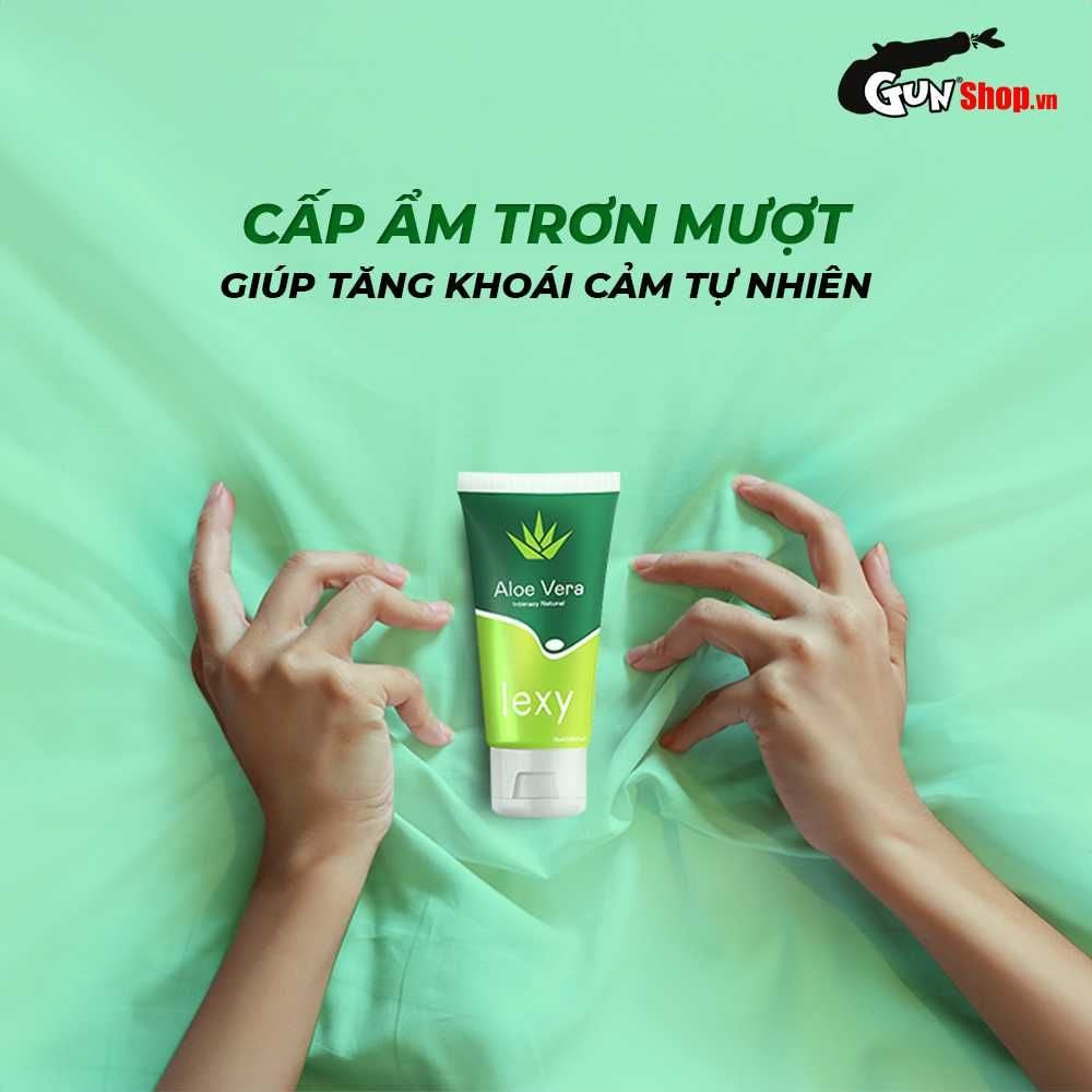 Gel bôi trơn tinh chất lô hội Lexy Aloe - Chai 55ml