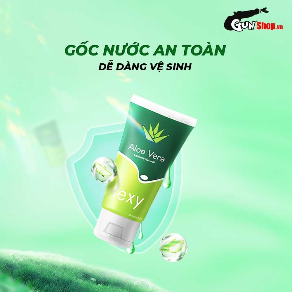 Gel bôi trơn tinh chất lô hội Lexy Aloe - Chai 55ml