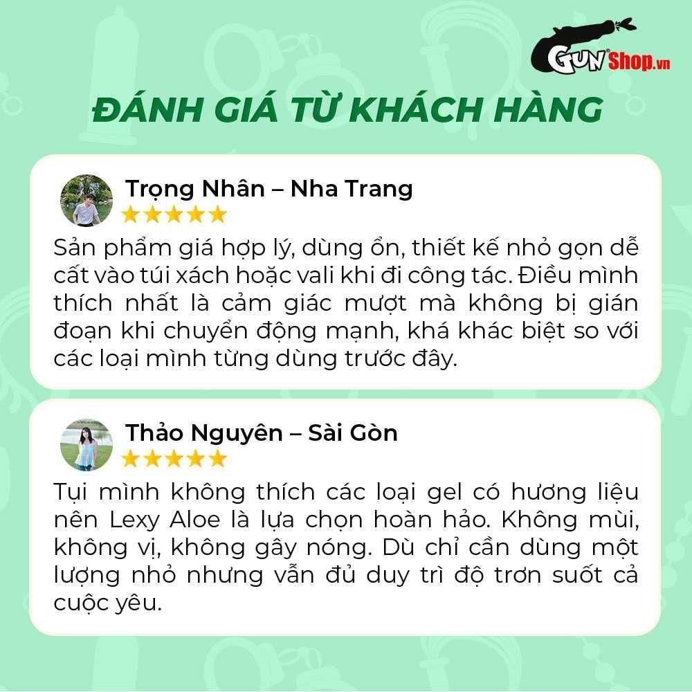 Gel bôi trơn tinh chất lô hội Lexy Aloe - Chai 55ml