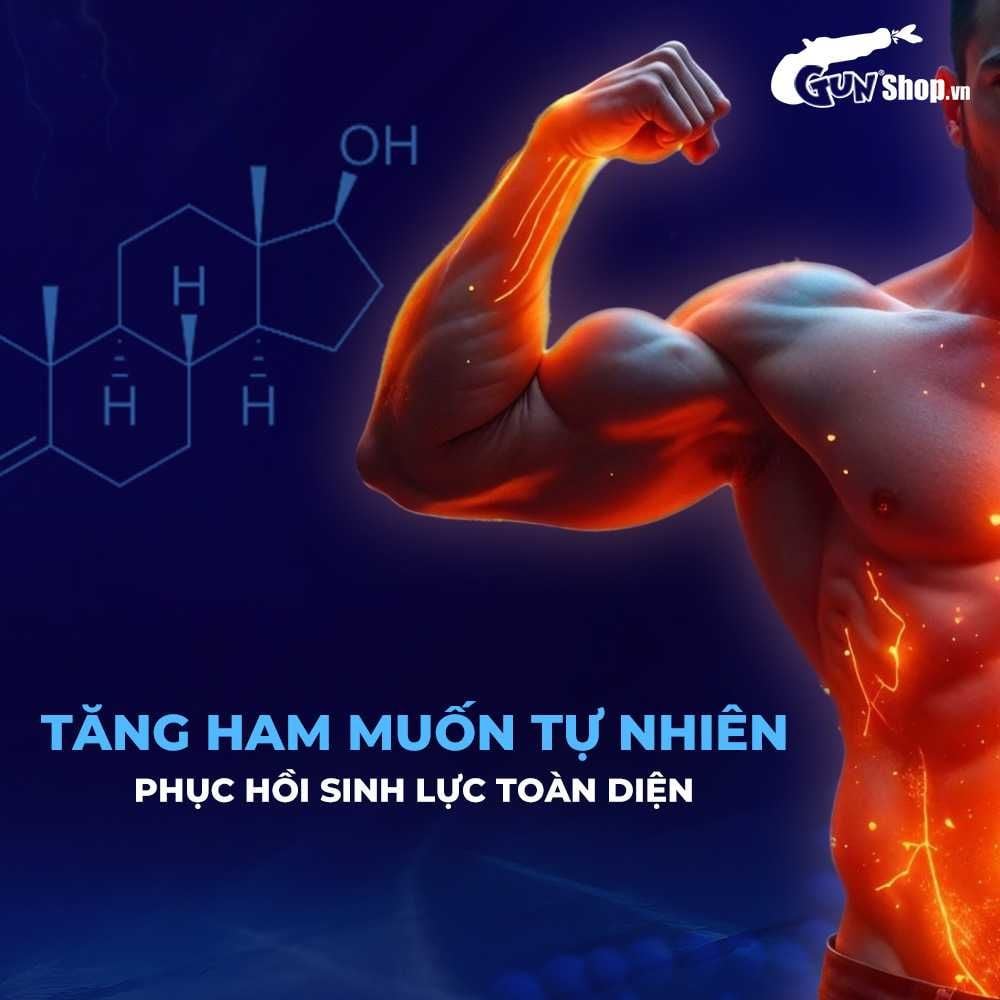 Viên uống hỗ trợ cương dương, tăng cường sinh lý Maxman - Hộp 10 viên
