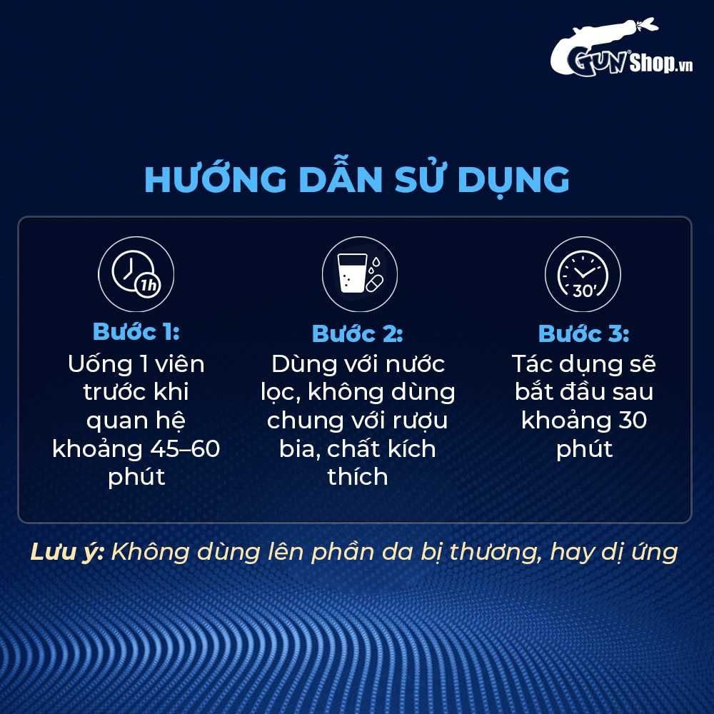 Viên uống hỗ trợ cương dương, tăng cường sinh lý Maxman - Hộp 10 viên