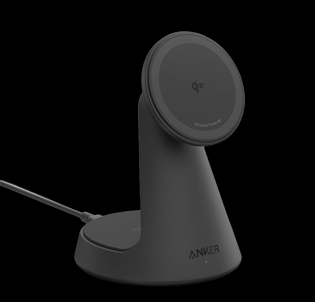 Đế sạc không dây Anker 1C 15W MagGo 2-in-1 Dock Stand (with USB-C cable) Đen A25M7