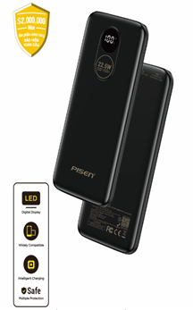 Sạc dự phòng PISEN QUICK Power Round 22.5W 10000mAh model TP-D079 (GLB)