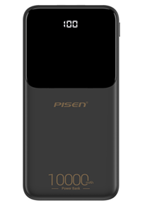 Sạc dự phòng PISEN Semi Mirror 10000mAh , Magic black model TP-D053(GLB)