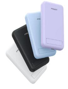 Sạc dự phòng PISEN QUICK Magnetic Bracket Wireless Charging Power Bank PD296C-1 10000 (20W) (LS-DY240/Purple) Carton - CN model LS-DY240