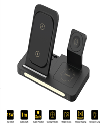 Sạc PISEN PRO - Wireless 3-in-1 Night Light model XY-C56
