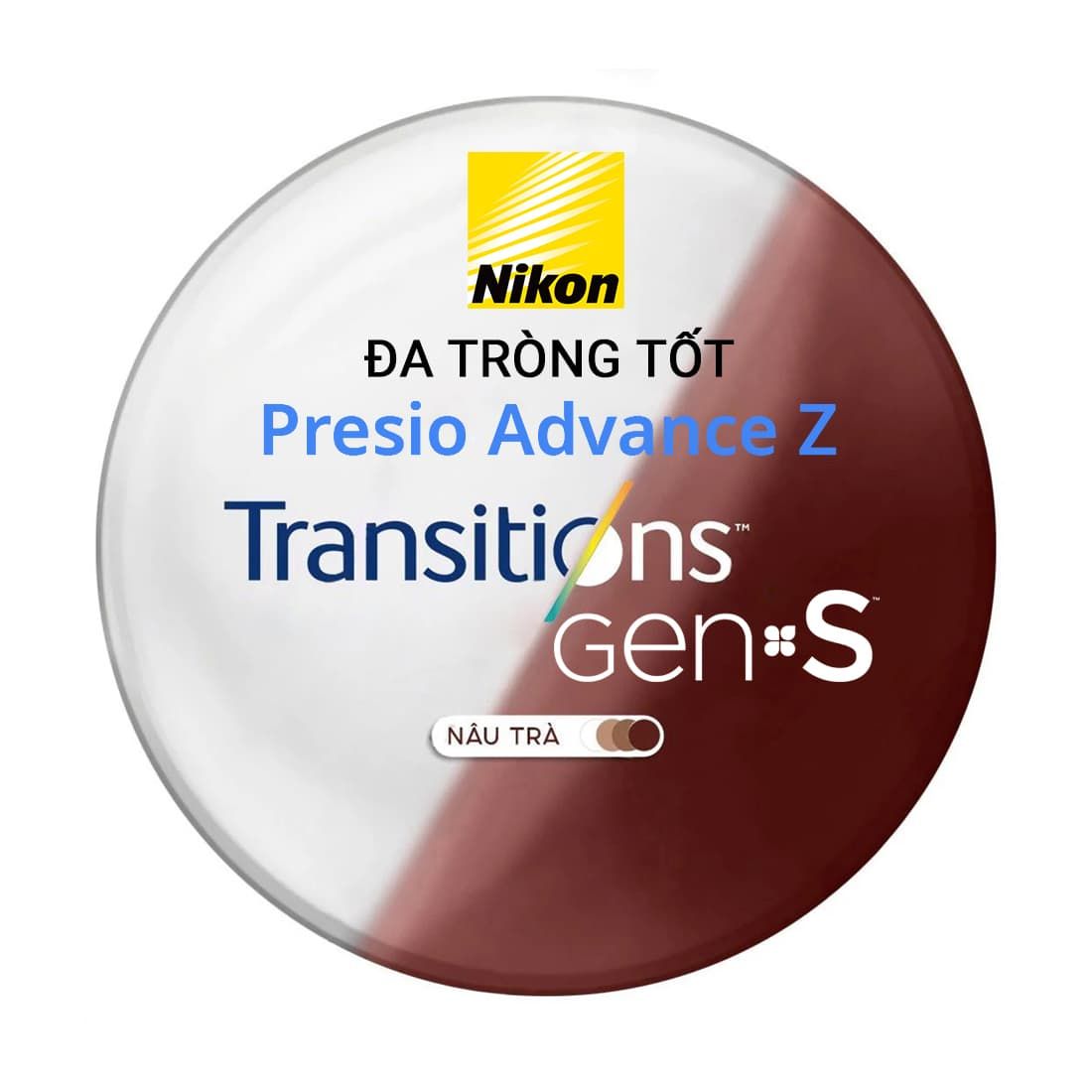 Tròng kính Đa tròng Nikon Presio Advance Z: Tầm nhìn rộng & sắc nét