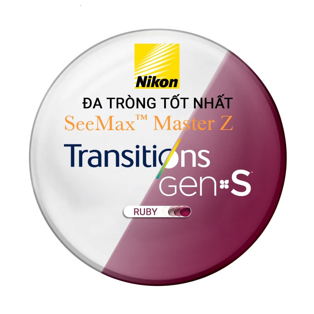 Tròng kính Đa tròng Nikon SeeMax Master Z: Thị lực thoải mái, giảm biến dạng