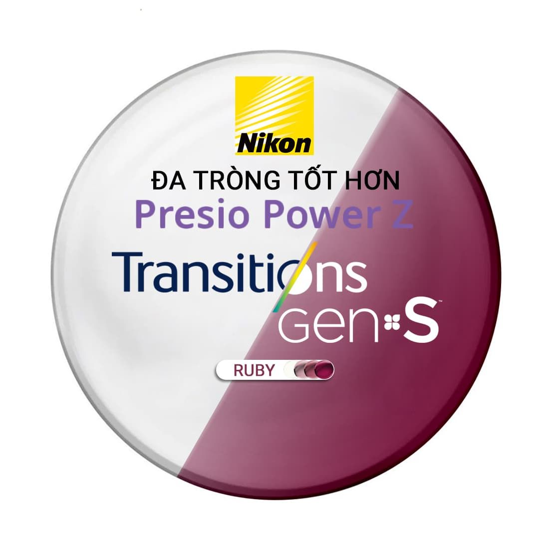 Tròng kính Đa tròng Nikon Presio Power Z: Tầm nhìn cá nhân hóa & thoải mái