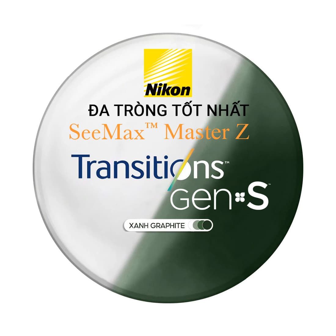 Tròng kính Đa tròng Nikon SeeMax Master Z: Thị lực thoải mái, giảm biến dạng