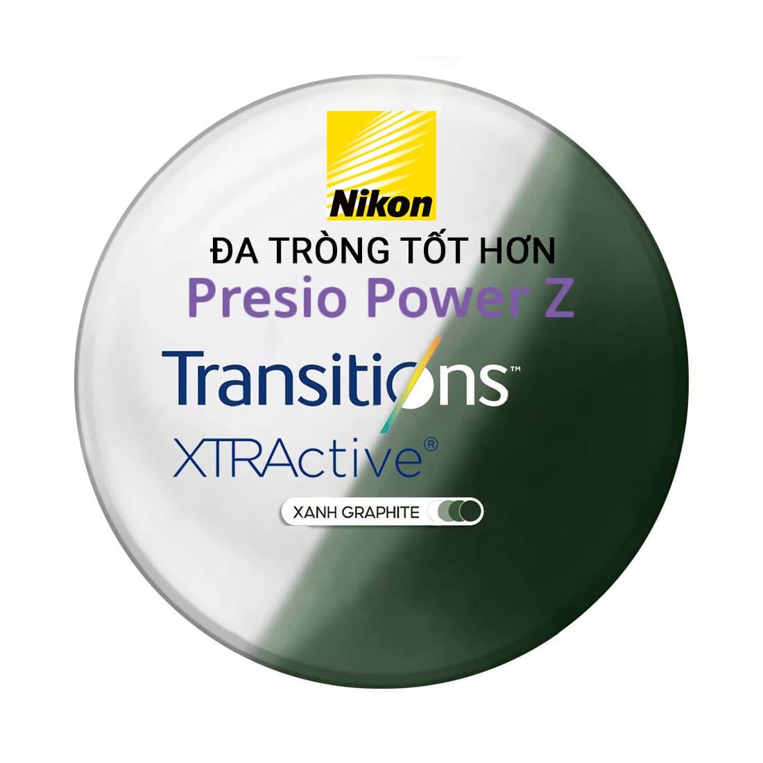 Tròng kính Đa tròng Nikon Presio Power Z: Tầm nhìn cá nhân hóa & thoải mái