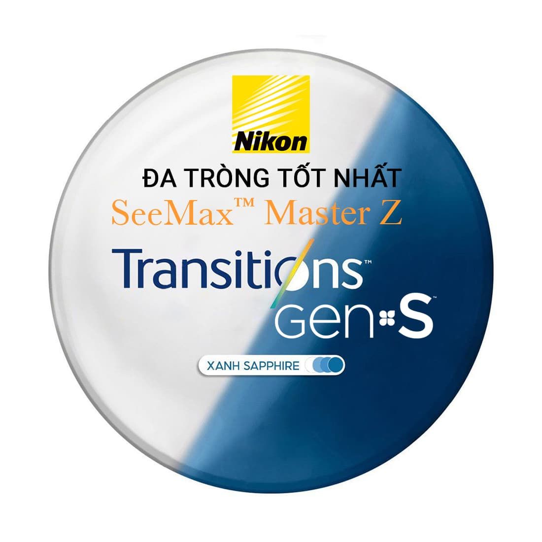 Tròng kính Đa tròng Nikon SeeMax Master Z: Thị lực thoải mái, giảm biến dạng
