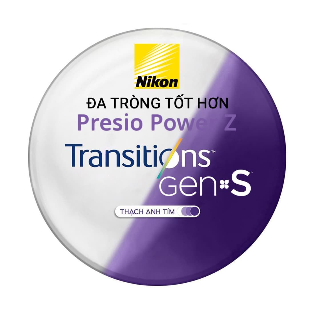 Tròng kính Đa tròng Nikon Presio Power Z: Tầm nhìn cá nhân hóa & thoải mái