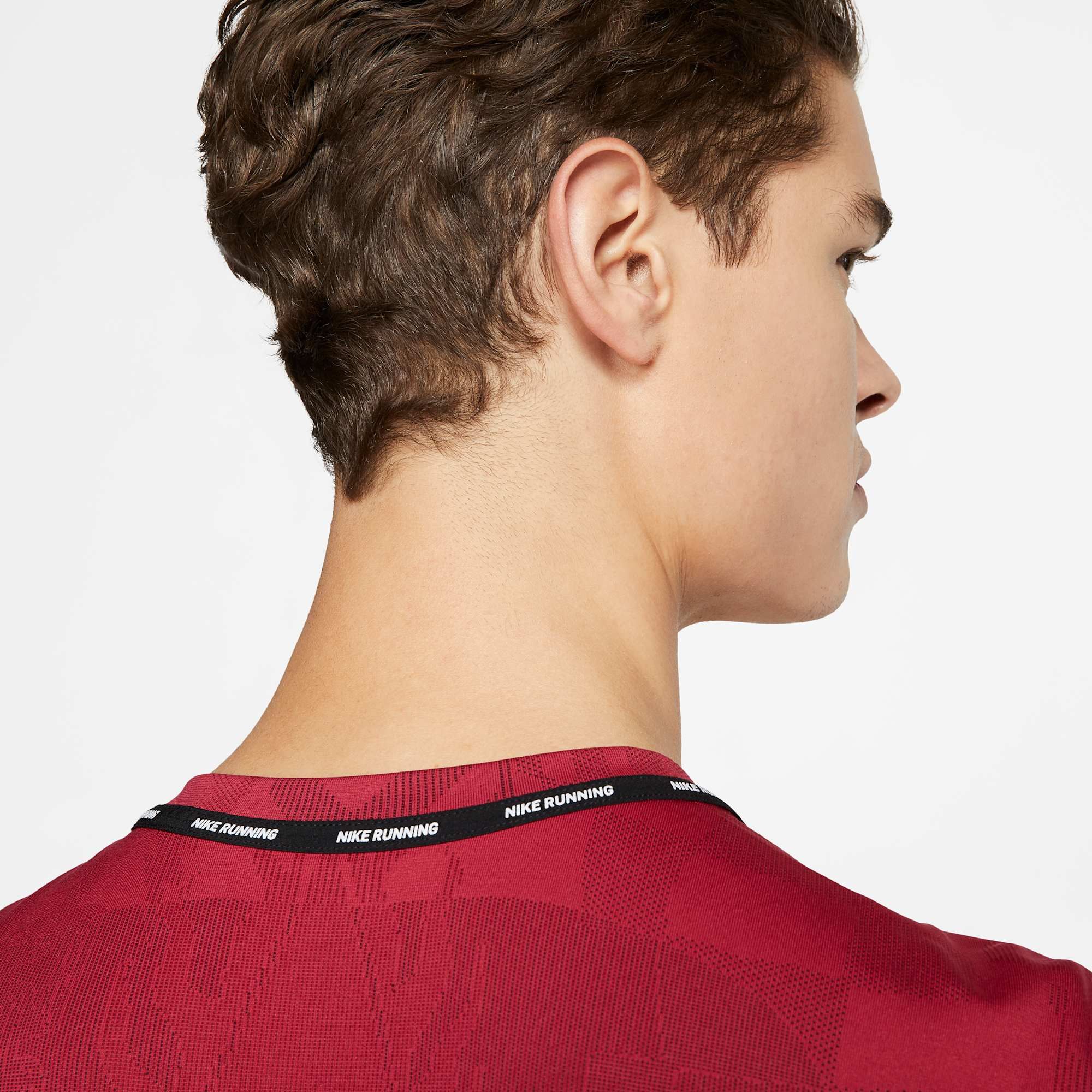 Nike Dri-FIT Wild Run Tech Knit Top - Red