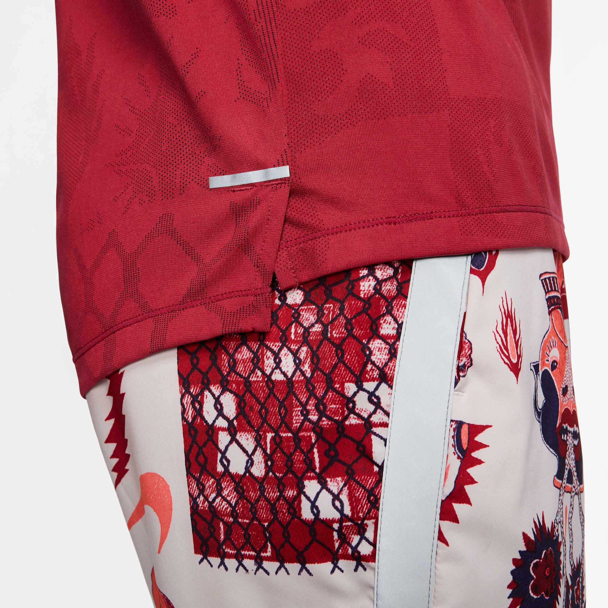 Nike Dri-FIT Wild Run Tech Knit Top - Red