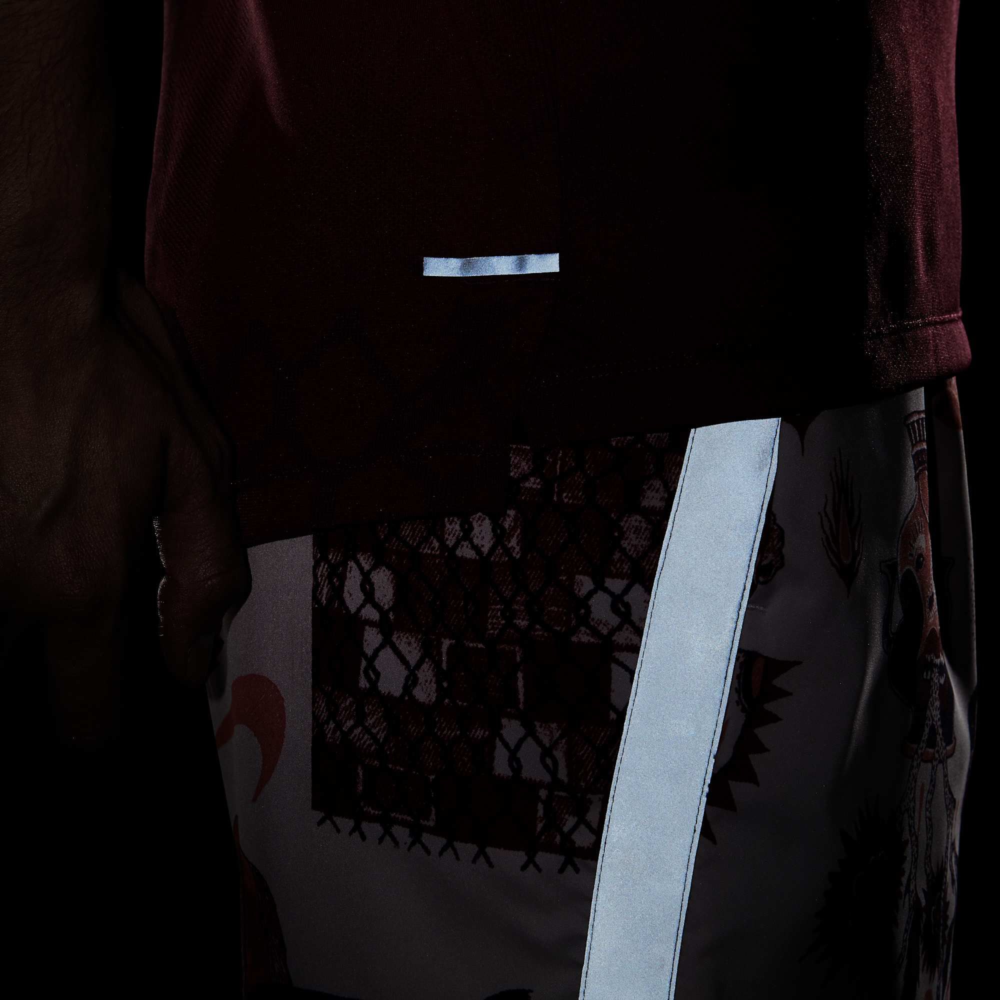 Nike Dri-FIT Wild Run Tech Knit Top - Red