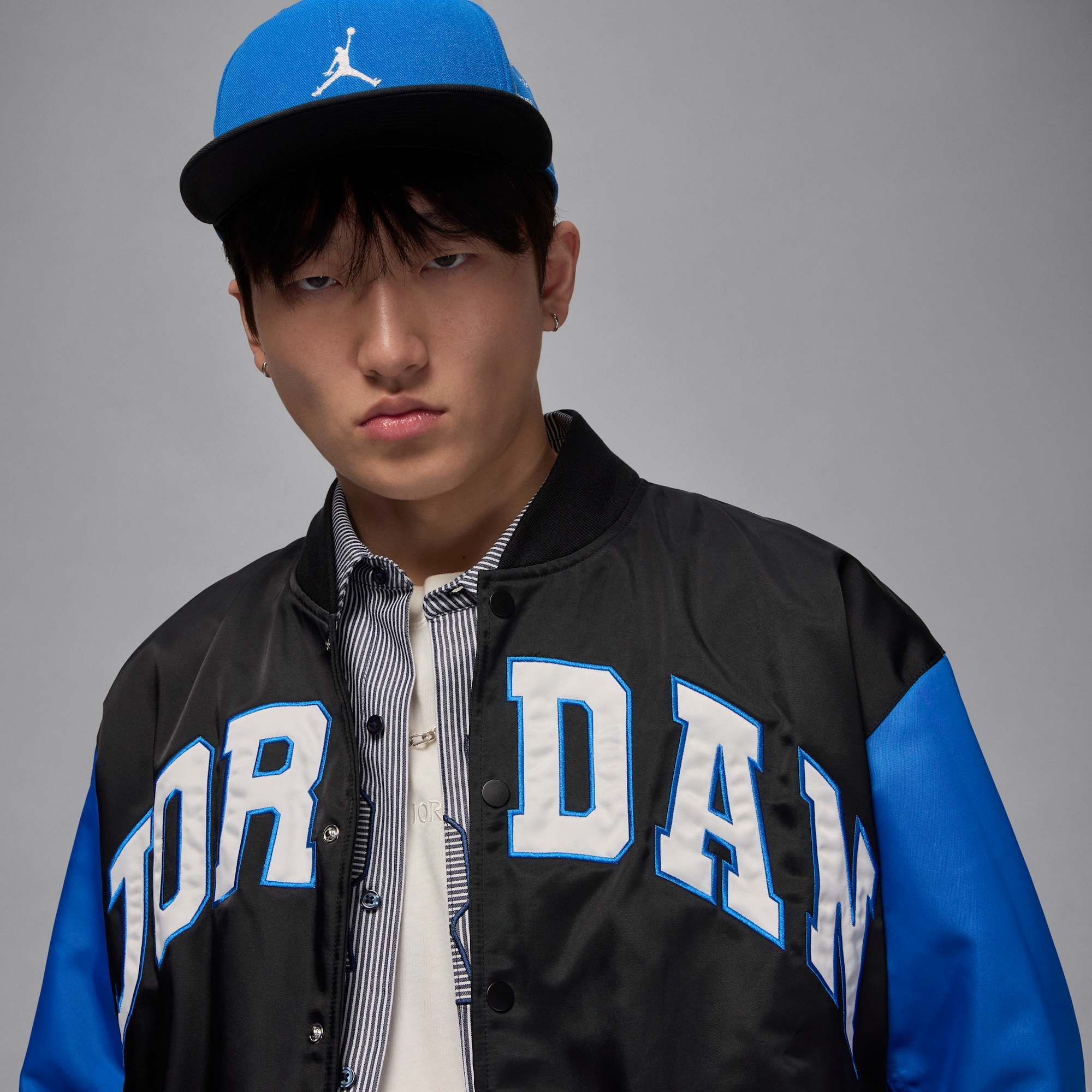 Jordan Brooklyn Collegiate Varsity Jacket - Sport Blue