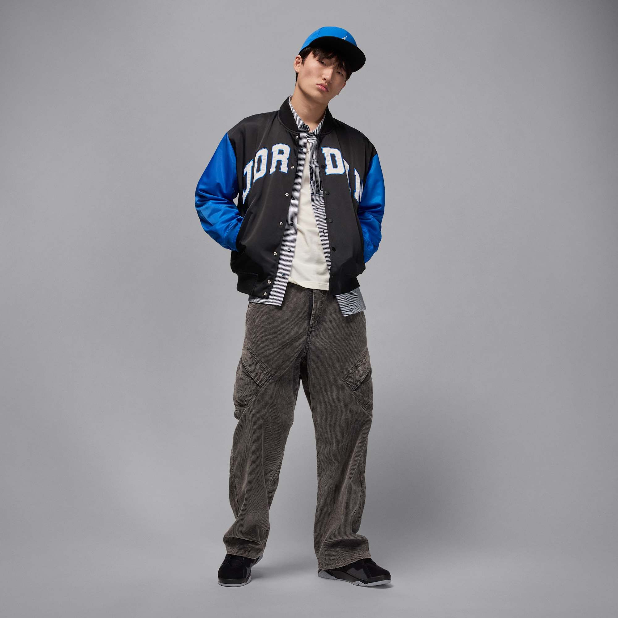 Jordan Brooklyn Collegiate Varsity Jacket - Sport Blue