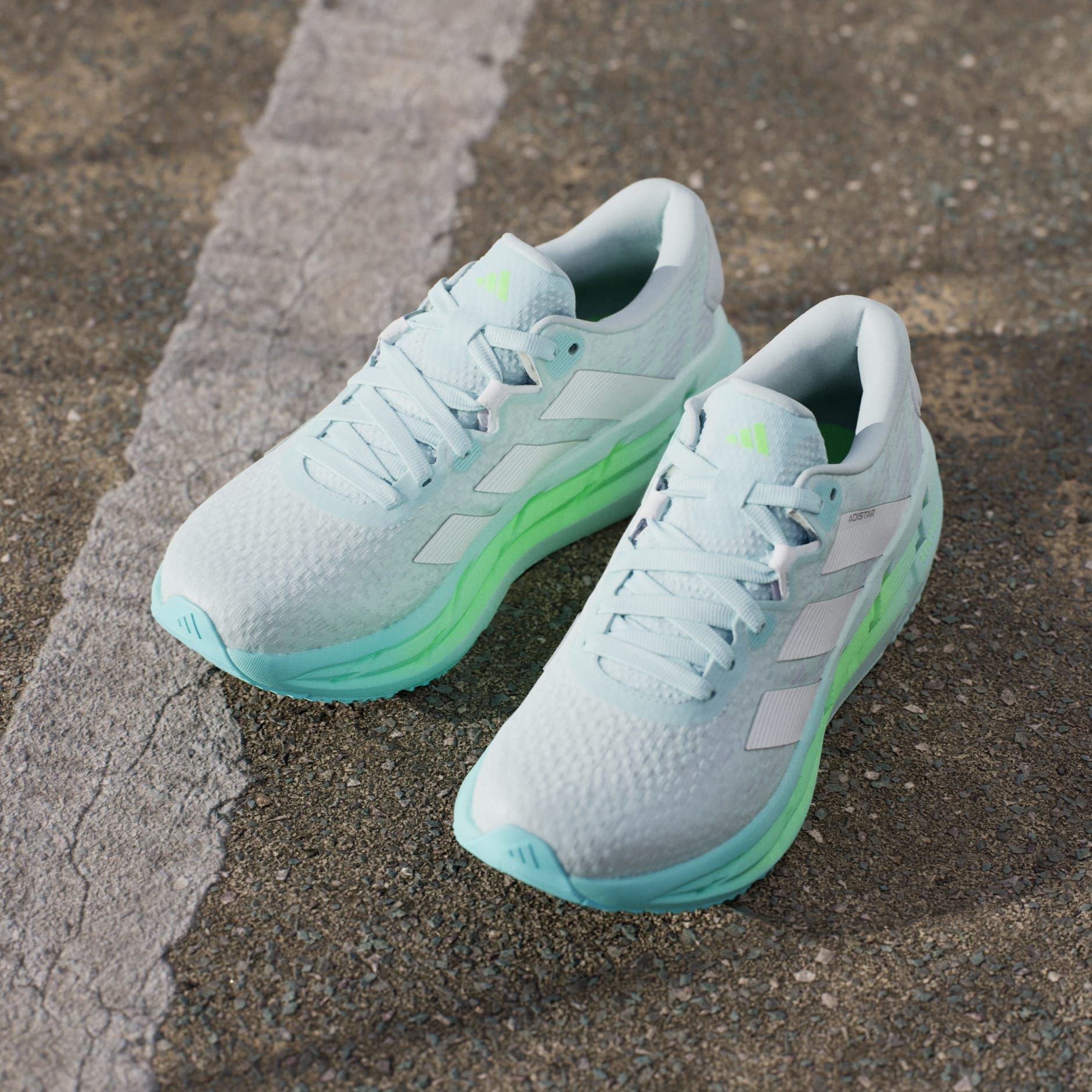 adidas Adistar 4 - Halo Mint / Zero Metalic / Lime Burst