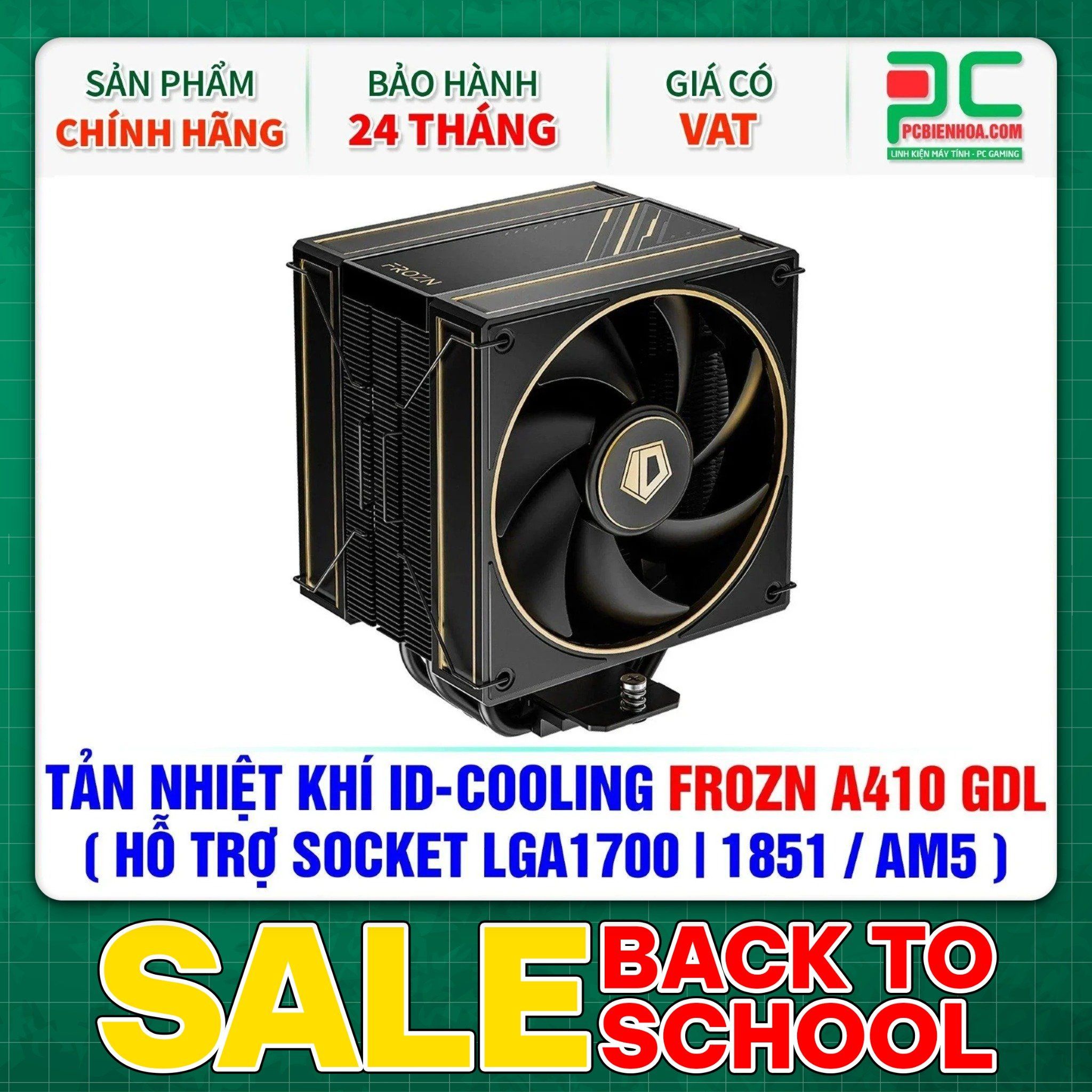 TẢN NHIỆT KHÍ ID-COOLING FROZN A410 GDL ( HỖ TRỢ SOCKET LGA1700|1851 / AM5 )