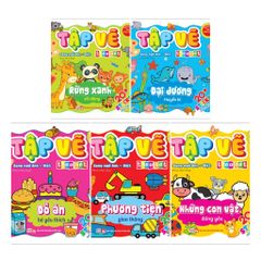 Tô màu phát triển IQ-EQ-CQ - Tập vẽ theo nét (Cuốn lẻ)