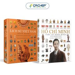 Combo 2 cuốn: Lịch sử Việt Nam bằng hình + Hồ Chí Minh - Tiểu sử bằng hình